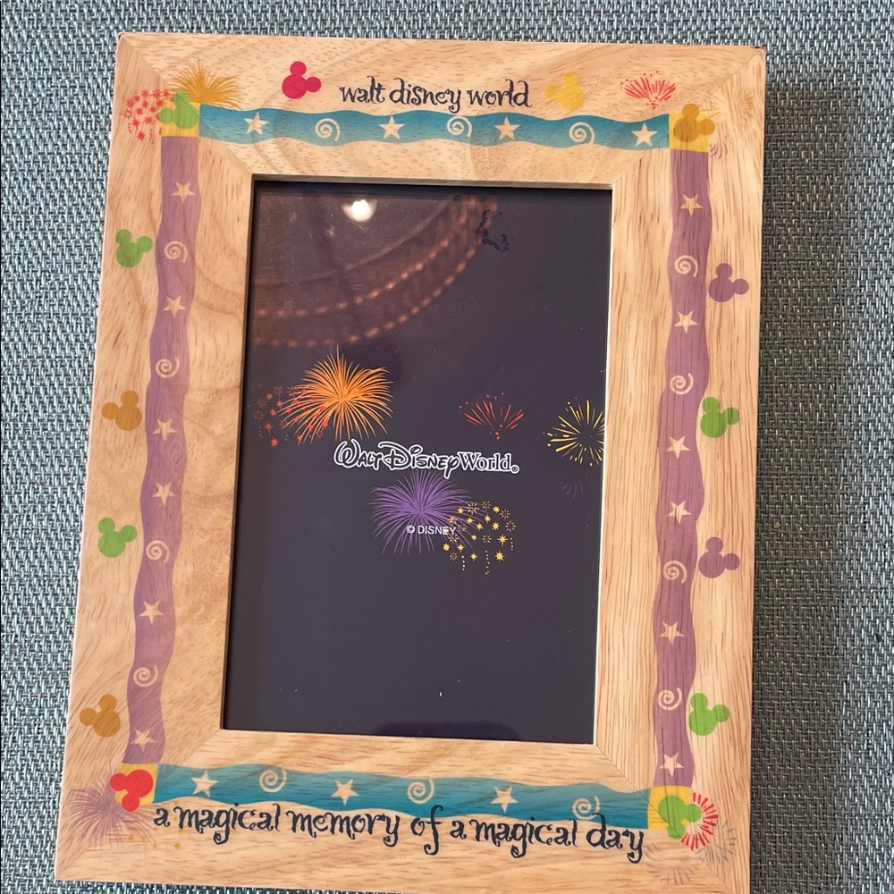 Disney World Wood Photo Frame